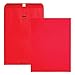 Quality Park 9 x 12 Clasp Envelopes, Clasp and Gummed Closures, Red, 10 per Pack (QUA38734)