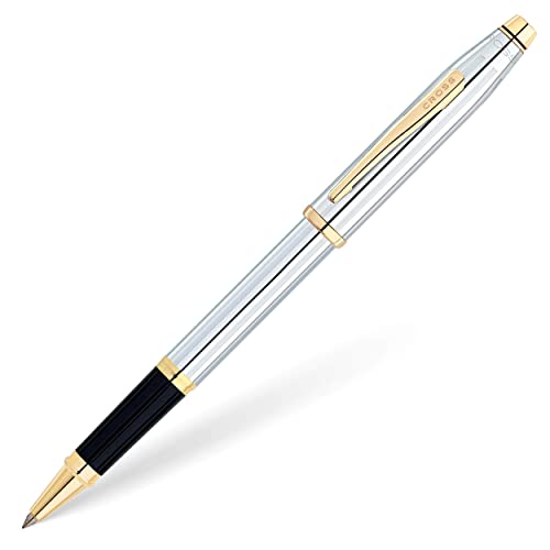 Cross Century II Refillable Rollerball Pen Presented in a Luxury Gift Box - Medium Point, Black Ink, Medalist