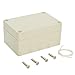 LeMotech Waterproof Dustproof IP65 ABS Plastic Junction Box Universal Electric Project Enclosure Pale Gray 3.9 x 2.7 x 2 inch (100 x 68 x 50 mm)