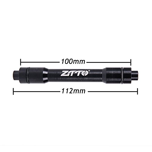 Ztto 15mm Thru Axle to 5mm Quick Release Skewers Adapter Conversion (Black)