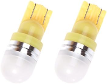 Fentac 2pcs T10 W5w 168 194 Car 5050 SMD LED Light (Yellow)