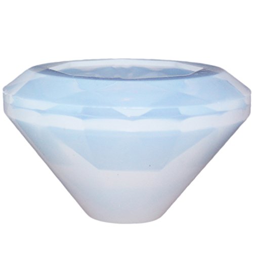 Funshowcase Faceted Diamond Jewelry Silicone Mold Large, for Polymer Clay, Crafting, Resin Epoxy