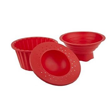 Generic Silicone Jumbo Giant Big Top Birthday Cupcake Cup Cake Mould Bake Baking Maker 3pcs