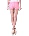HDE Women's Solid Color Ultra Stretch Fitted Low Rise Moleton Denim Booty Shorts (Light Pink, Medium)