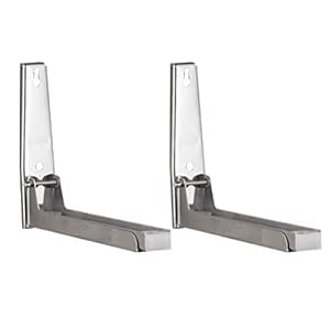 BESTONZON 2PCS / Set Soportes de microondas de Acero ...