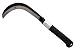 Zenport Aluminum Handle K310 Brush Clearing Sickle with Carbon Steel Blade and Aluminu, 9"