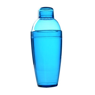 Quenchers Disposable 10 oz. Neon Cocktail Shaker (Set of 24) Color: Blue