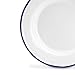 Argon Tableware Traditional Enamel White Dinner Plates - 219mm (9