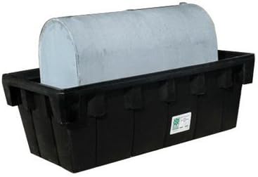UltraTech 84 1/2" X 43 3/4" X 29" Ultra-275 Containment Sump Black Polyethylene Spill Containment Sump With 360 Gallon Spill Capacity And Drain For 275 Gallon Oval Tank
