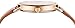 Womens Watches Analog Leather Wrist watch, Rose Gold Case Simple Watches for Women Light Brown -Voeons