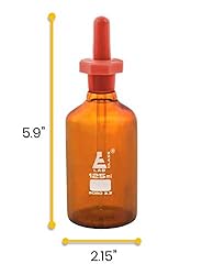 Dropping Bottle, 125ml (4.2oz) - Amber Borosilicate