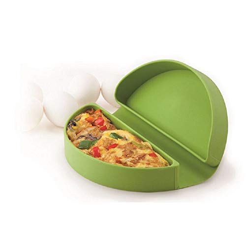 MSC International 44044 Joie Microwave Omelet Maker, Non-Stick Silicone, Green, One Siza,