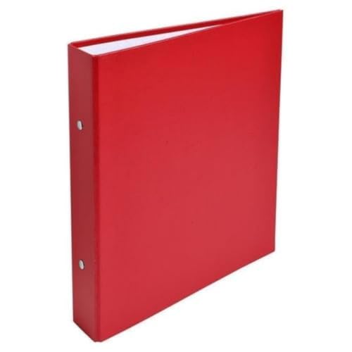 Exacompta 20 rigid ring binders PP A5 2 rings red