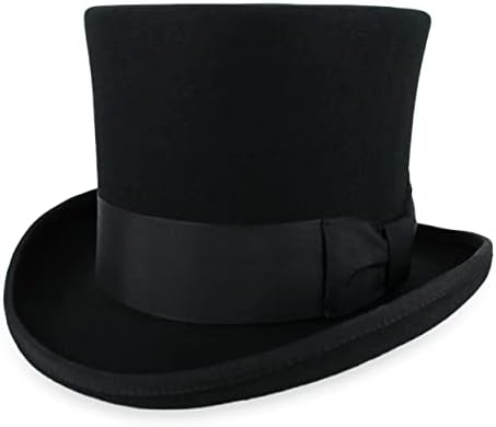 Gombado de copa, sombreros de arriba para hombres, sombrero de copa negro alto no tejido sombreros de tela superior para hombres sombreros para el mago formal showman showman fiesta para la fiesta Gombado de copa, sombreros de arriba para hombres, sombrero de copa negro alto no tejido sombreros de tela superior para hombres sombreros para el mago formal showman showman fiesta para la fiesta
