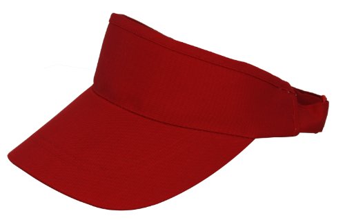 Deluxe Pro Style Visor (Red)