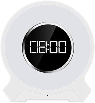 Wabaodan Color Changing LED 2000mAh Li Battery Music Night Light Desk Lamp Alarm Clock Bluetooth4.2 Speaker USB Charge