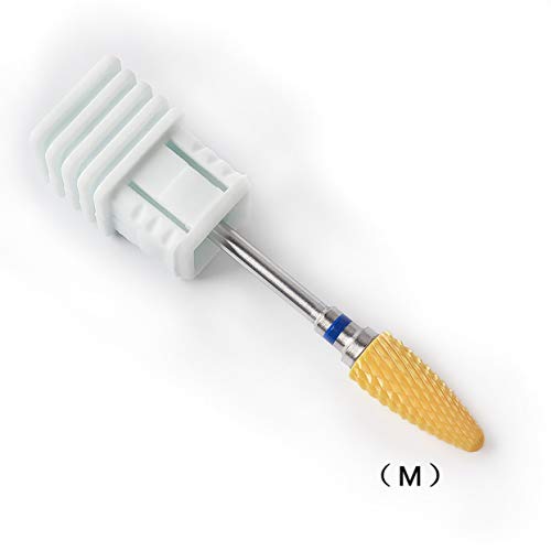 anyilon gj0308 Electric Nail Drill Ceramic Bits File Cuticle Manicure Pedicure Nail Art Tool Cylindrical Polishing Grinding Head