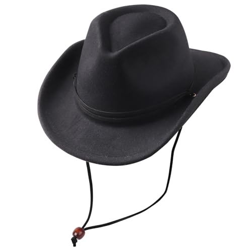 1 Pc Cowboy Hat: Black 17a