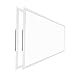 LTMATE 2x4 FT LED Flat Panel Light,Drop Ceiling Light,60W,5000K Cool White,6600 Lumens,Dimmable 0-10v, 100-277v, White Frame, No Flickering,DLC-Qualified (Eligible for Rebate Programs)- 2Pack 5000K