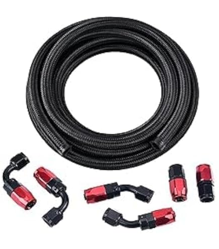 Voiture Carburant Tube AN6 Universel Tressé Huile Carburant