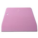 ChainSee Plastic Dough Cutters Cream Cakes Edge Flexible Scraper Multipurpose Kitchen Gadgets Baking Tools (Pink)