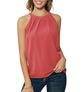 GRACE KARIN Women's Work Chiffon Blouses Casual Tank Tops Long Sleeve Caual Shirts Lace Loose Fit