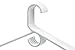 Made in USA Super Heavy Duty Plastic Clothes Hangers – Bulk Pack of 20, 30, 50, 100 – Strong Closet and Coat Hangers (36pk White)