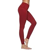 Yoga Pants, FEIVO Women‘s Power Flex Yoga Pants Tummy Control Workout Yoga Capris Pants Leggings