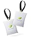 FO2RREST Shoe Deodorizer (2 pack), Natural Odor Eliminator with Travel Size, Active Silica & Charcoal Bags for Shoes, Closet, Drawer, Gym Bag and Sports Gear (2 x 50g)