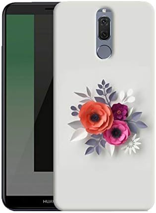 iShoppe Minimal Artificial Flower Art Printed Hard Cases Design Mobile Back Cover for Huawei Mate 10 Lite - Huawei 9I