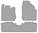 Avery's Floor Mats Part Compatible with Cadillac SRX 3 Pc (2 Fronts / Rear Runner) Tan (Beige) Custom Fit Carpet Floor Mat Set with Licensed Cadillac Crest Logo on fronts - Fits 2010 11 12 13 14 15