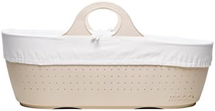 Moba Contemporary Moses Basket (Linen) by Moba