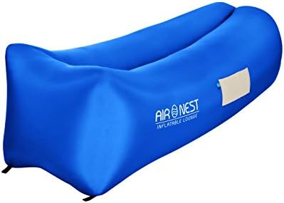 Air Nest Inflatable Hammock Lounge Bag Air Sofa Ships in USA Fast! Perfect for Indoor or Outdoor Hangout or Inflatable Lounger for Camping Picnics &amp; Music Festivals