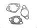 Hipa (Pack of 5 GX390 Carburetor Gasket Kit for Honda GX 390 GX340 13HP 11HP Engine Generator Carb Mounting Gaskets primary