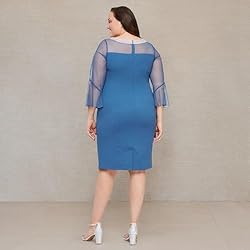 Alex Evenings Women's Plus Size Short Shift Dress