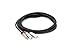 Hosa HMR-006Y Pro Stereo Breakout Cable - 3.5mm TRS Male to Dual RCA Male - 6 foot