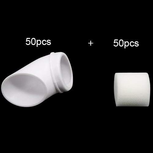 Pullkalia - 50 Pcs DIY Hydroponic colonization cups Flower Container Plant Grow Pot Cup Hydroponics Vertical Tower Plant Pots accessories