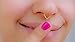 Septum Ring Triangle Gold Silver Rose Piercing Nose 18g