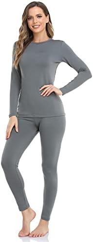 WEERTI Thermal Underwear for Women Long Johns with Fleece Lined