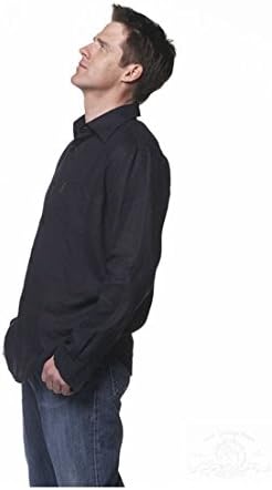 black button down and jeans