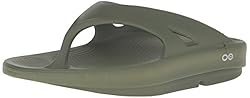 OOFOS Unisex Original Thong flip flop , Forest