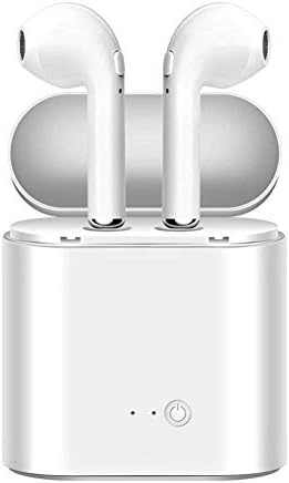 Bluetooth Headset Wireless Headphones Sports Earphones In-Ear Headphones with Portable Charging Dock and Microphone for iPhone x 8 Plus 7 Plus 6 S Samsung IOS Android Smart Phone