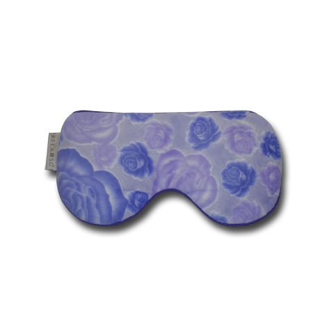 Relaxso Anti-Stress Bamboo Face Sinus Pillow, Floral Plush Lilac