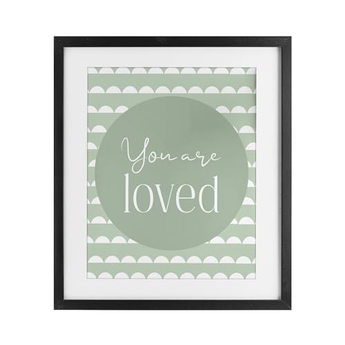'You Are Loved Sentiment'| Framed Print Under Glass