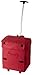 dbest products Smart Cart, RED Collapsible Rolling Utility Cart Basket Grocery Shopping Teacher Hobby Craft Art