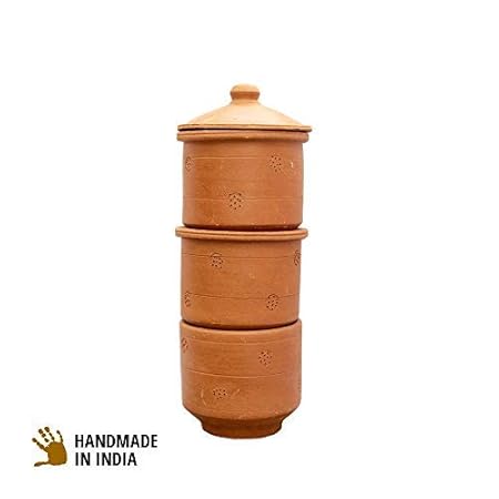 Daily Dump Khamba - 3 Tier Small Terracotta Home Composter