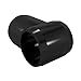 FORMUFIT F001STE-BK-4 Slip Tee PVC Fitting, Furniture Grade, 1