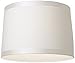 Off White Fabric Drum Shade 15x16x11 (Spider)