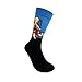 Famous Painting Art Printed Mens Dress Socks - HSELL Crazy Patterned Fun Crew Cotton Socks 6 Pack (C1)