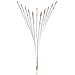 Acrux7 Round Point Paint Brushes Set, 12 Pcs Paintbrushes Tip Range from Detail Liner, Medium to Large Size for Watercolor, Oil, Acrylic Painting and Craft, Nail, Face Painting (White Pen)